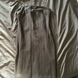 Elegant Black Strapless Dress